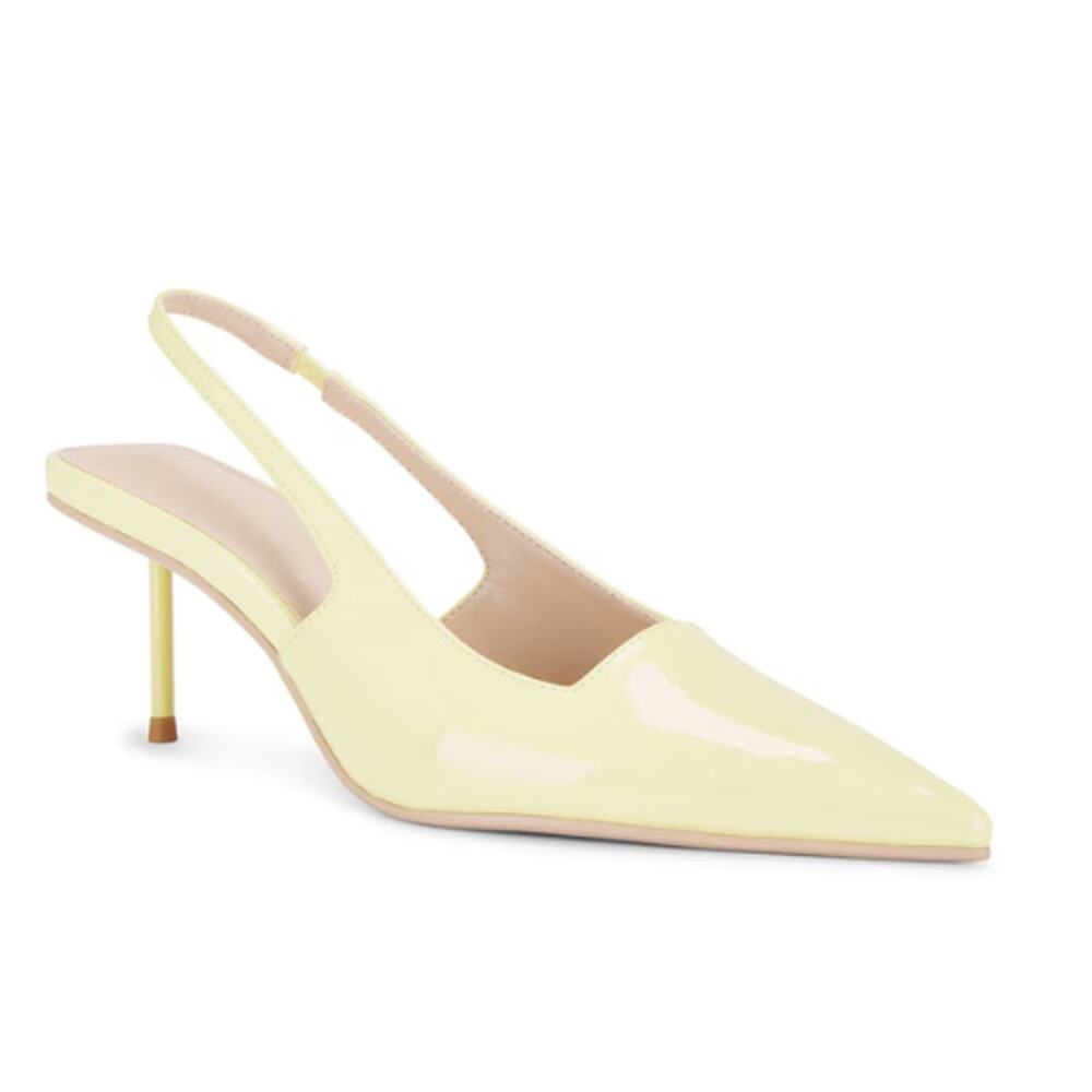 Femme La X Revolve G55 Kitten Heel In Butter Yell… - image 1